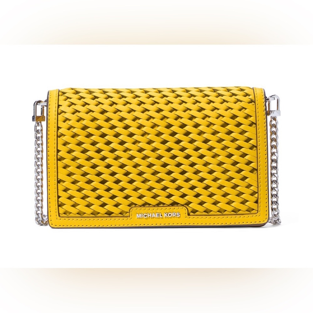 Michael Kors Jet Set Medium Flap Chain Crossbody Bag